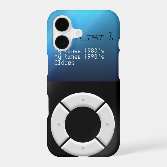 MP3 Player design Iphone Case (Back)