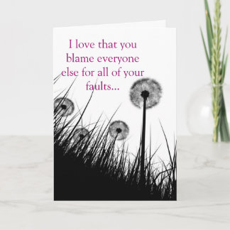 MP900438734, I love that you blame everyone els... Card