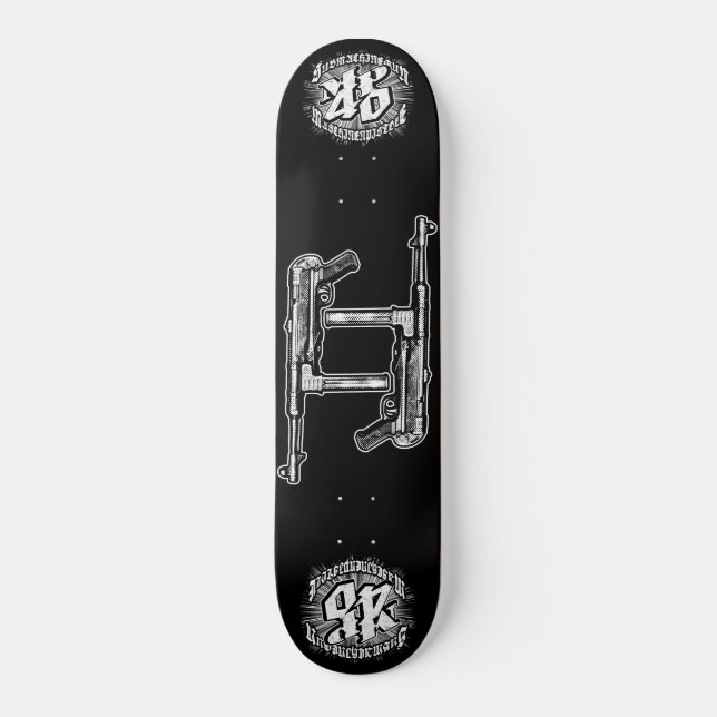 MP 40 8 1/8" Skateboard Deck (Front)