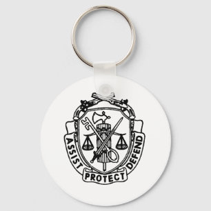 mp crest keychain