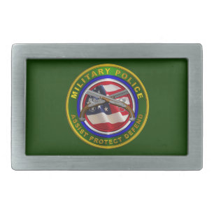 MP Military Police Belt Buckle