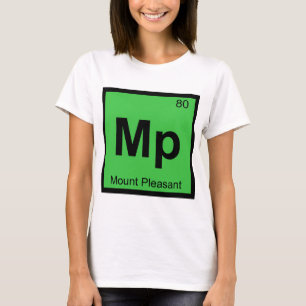 Mp - Mount Pleasant South Carolina Chemistry City T-Shirt