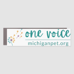 MPA Dandelion Paw Prints Car Magnet