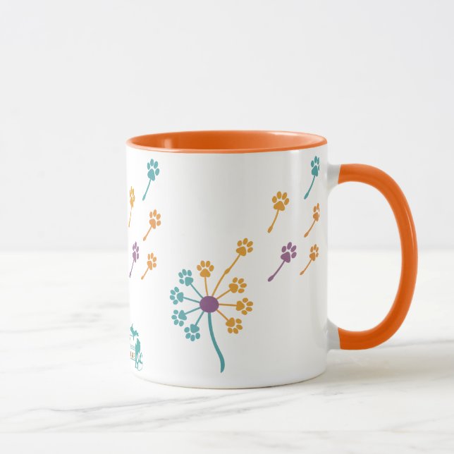 MPA Dandelion Paw Prints Coffee Mugs (Right)