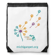 MPA Dandelion Paws Drawstring Bag
