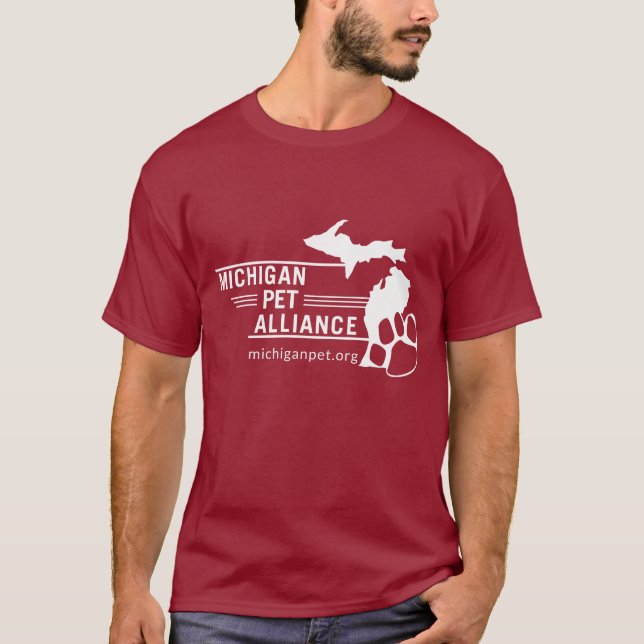 MPA Men's Basic Bright-colored T-shirts (Front)