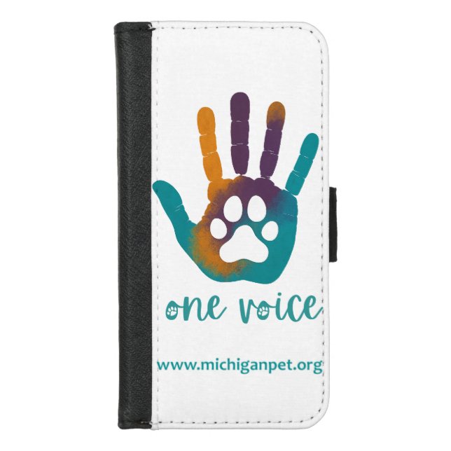 MPA One Voice iphone wallet case (Front)