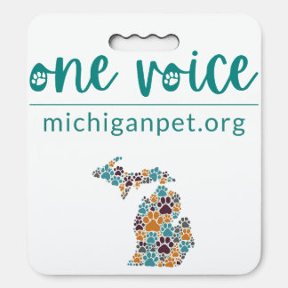 MPA One Voice Paw Prints Stadium Seat Cushion