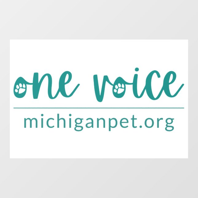 MPA One Voice Window Cling (Sheet)