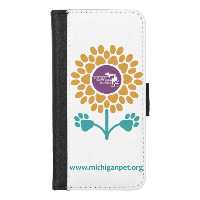 MPA Sunflower iphone wallet case (Front)