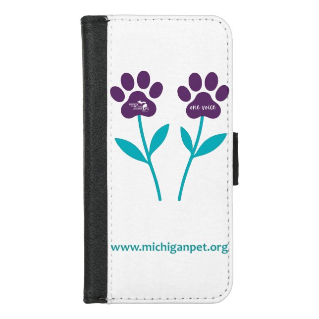 MPA Tulips iphone wallet case (Front)