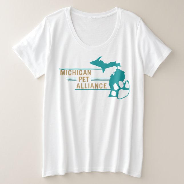 MPA Women's Plus Size T-Shirt (Design Front)
