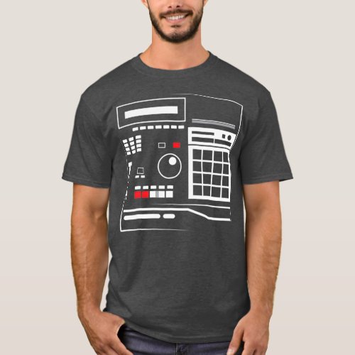 MPC Drum Sampler  Gifts Hiphop Music Lover T_Shirt