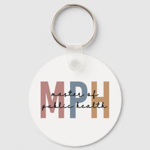 MPH Master of Public Health Graduation Keychain