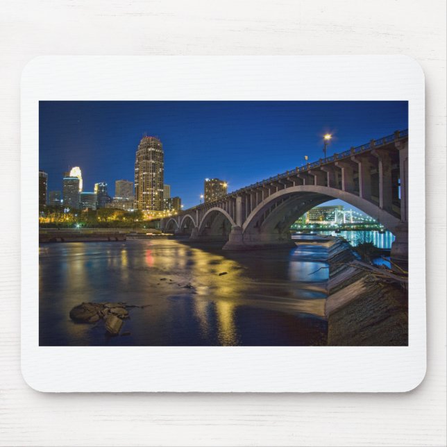 MplsSkyline3rdAveBridgeNightview_rs.jpg Mouse Pad (Front)