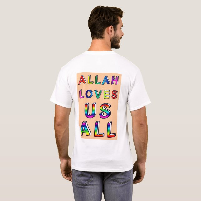 MPV - Allah Loves Us All T-Shirt (Back Full)