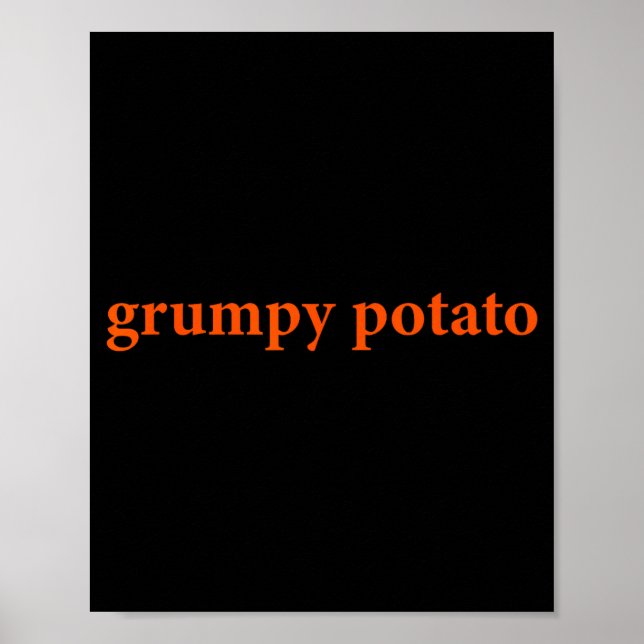 Mpy Tato Funny Thanksgiving Matching Couples Humor Poster (Front)
