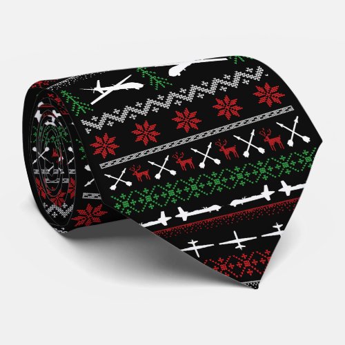 MQ_9 Christmas Neck Tie