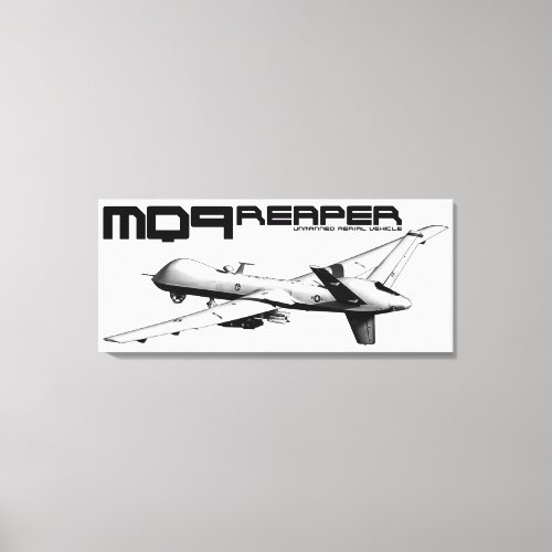 MQ_9 Reaper Wrapped Canvas
