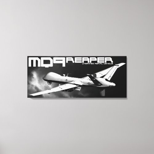 MQ_9 Reaper Wrapped Canvas