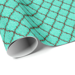 MQF Sequins-Mint-Chocolate-GIFT WRAP Wrapping Paper