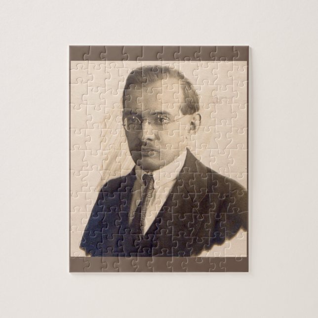 Mr. 1920s Scientist Jigsaw Puzzle (Vertical)