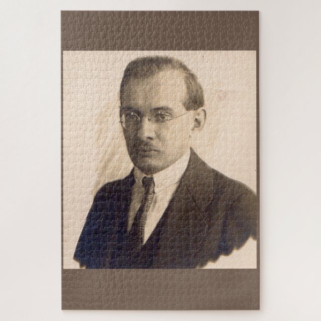 Mr. 1920s Scientist Jigsaw Puzzle (Vertical)