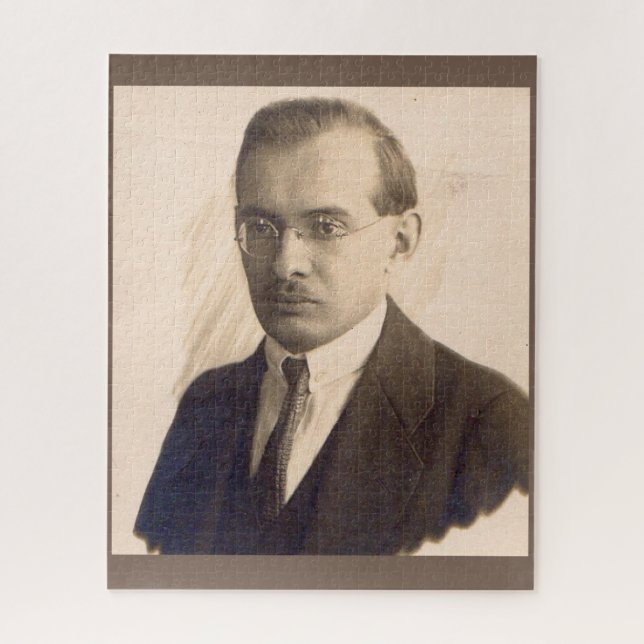 Mr. 1920s Scientist Jigsaw Puzzle (Vertical)