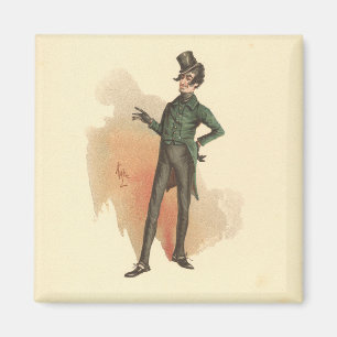 Mr. Alfred Jingle from The Pickwick Papers Magnet