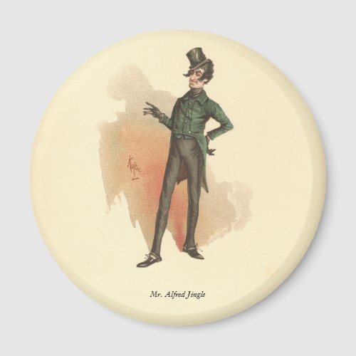 Mr Alfred Jingle from The Pickwick Papers Magnet