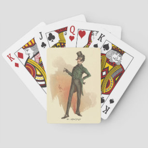 Mr. Alfred Jingle from The Pickwick Papers Poker Cards