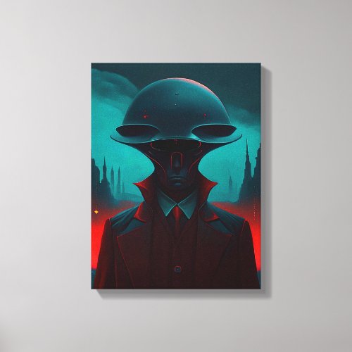 Mr. Alien Canvas Print