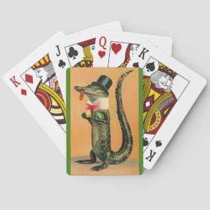 Mr. Alligator Playing Cards