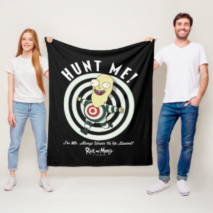 Mr. Always Wants To Be Hunted Fleece Blanket