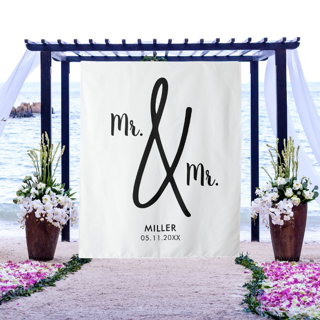 Mr and Mr Backdrop Gay Wedding LGBT (Mr and Mr Backdrop Gay Wedding LGBT
)