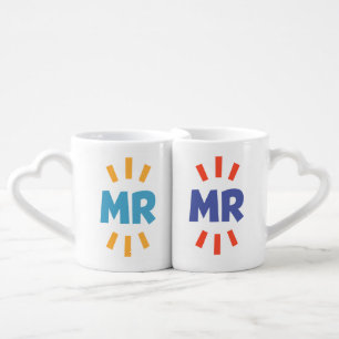 Mr. and Mr. Coffee Mug Set