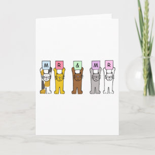 Mr and Mr Wedding Congratulations Card