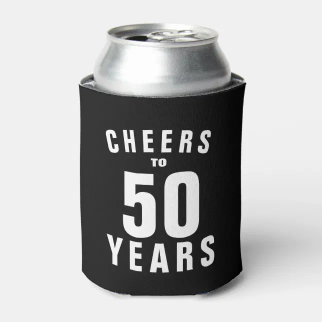 Mr and Mrs 50th wedding anniversary can coolers | Zazzle