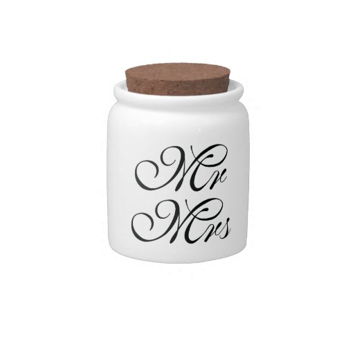 Mr and Mrs Candy Jar Wedding Gift