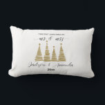 Mr and Mrs Christmas – Personalized Newlywed gift Lumbar Pillow<br><div class="desc">🎄 Minimalist First Christmas as Mr. & Mrs. Pillow – Personalized Couple Pillow with Names & Year Celebrate your first holiday season as newlyweds with our Personalized "First Christmas as Mr. & Mrs." Pillow, designed in a clean and minimalist style for modern couples. Whether you're decorating your first home together...</div>