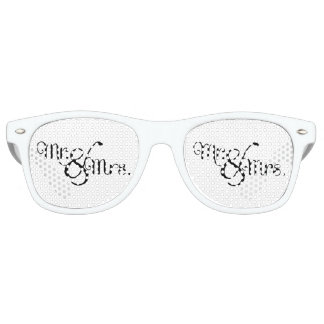 Mr. and Mrs. Classy Black Retro Sunglasses
