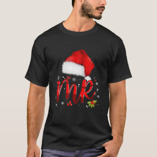 Mr And Mrs Claus Christmas Matching Couples Pajama T-Shirt