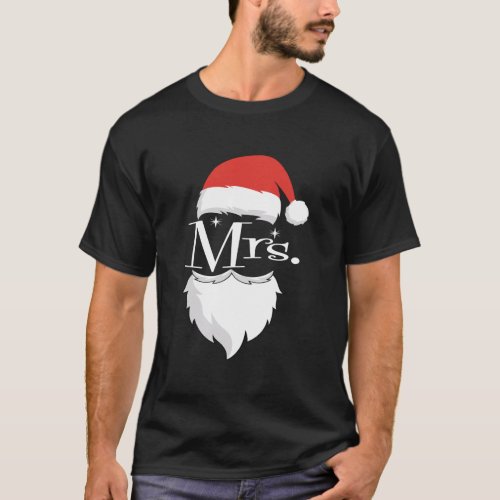 Mr And Mrs Claus Couples Matching Christmas Pajama T_Shirt