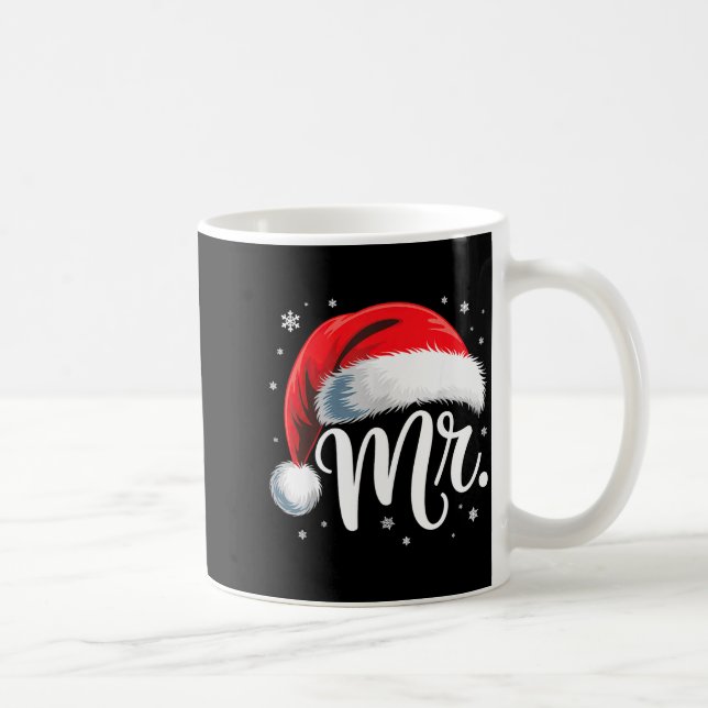 Mr And Mrs Claus Couples Matching  Coffee Mug (Right)