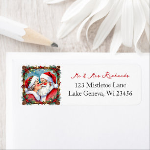 Mr and Mrs Clause Sweet Christmas Label