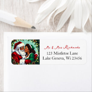 Mr and Mrs Clause Sweet Christmas Label
