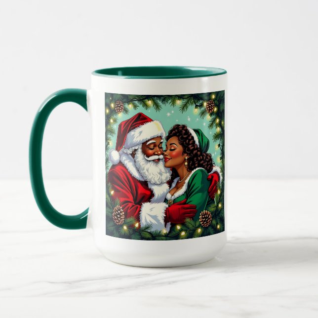 Mr and Mrs Clause Sweet Christmas  Mug (Left)