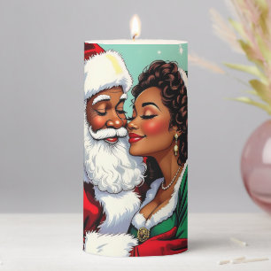 Mr and Mrs Clause Sweet Christmas  Pillar Candle