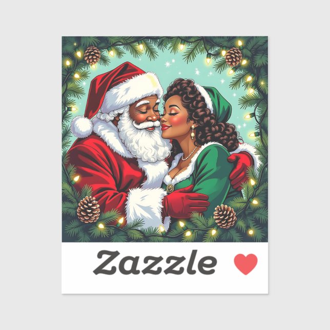 Mr and Mrs Clause Sweet Christmas  Sticker (Sheet)