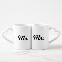 Mr. and Mrs. Coffee mug!